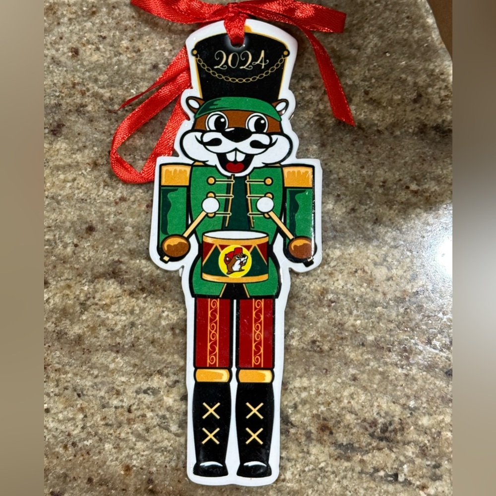 Buc-ee's Bucees Nutcracker Ornament Ceramic New